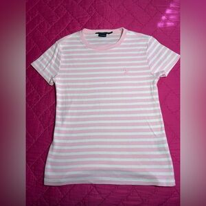Ralph Lauren Pink Striped Women's Top